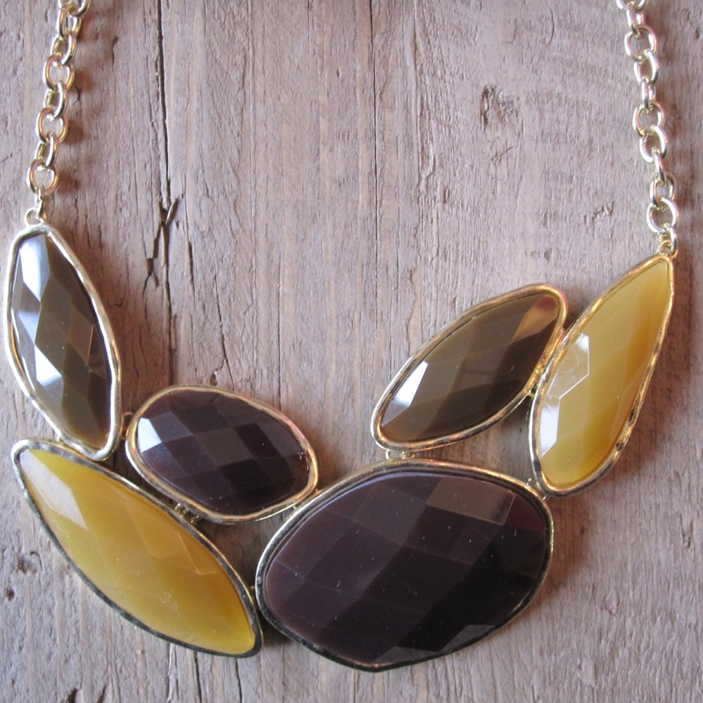 Rustic statement necklace